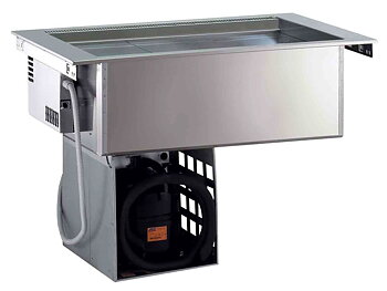 Zanussi Drop-in kylbrunn, anpassat för 3 st GN 1/1 max höjd 150 mm DI3RWV