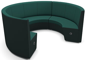 Soffa Justin svängd D2400mm