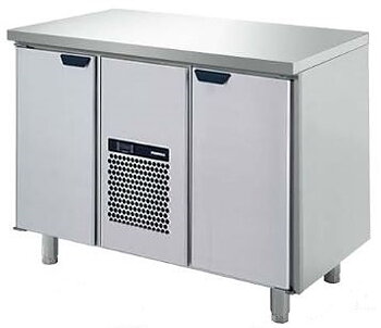 Kylbänk med slät arbetsskiva, 1260*650*900