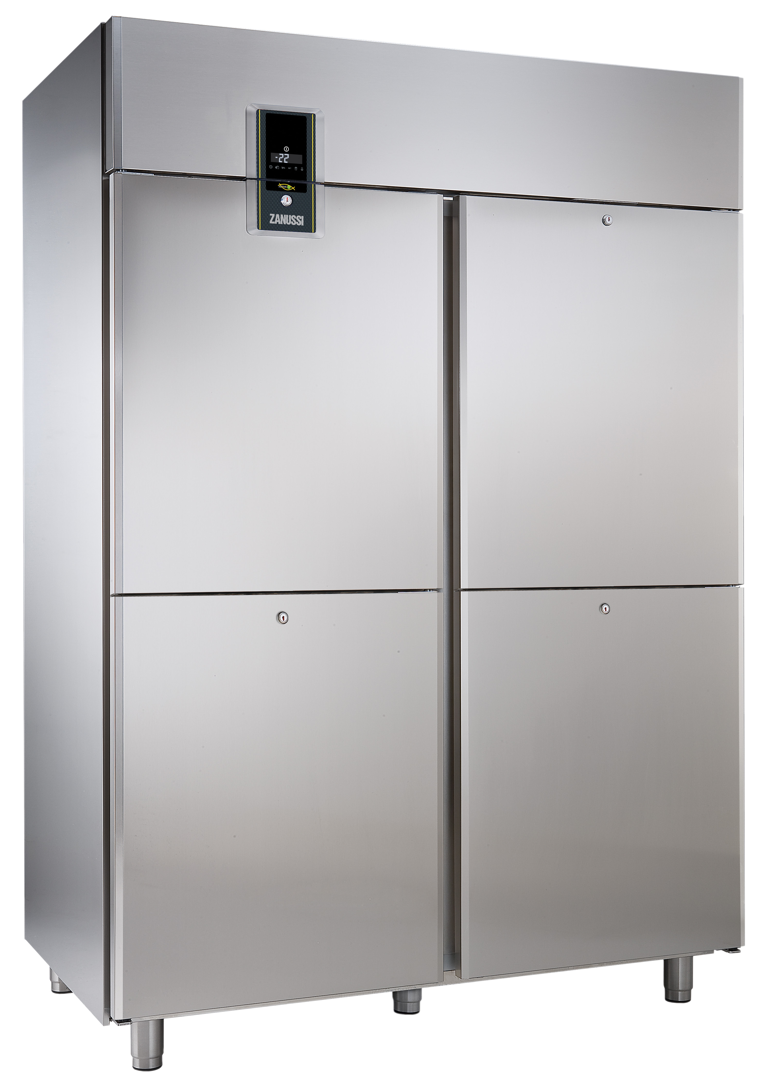 Zanussi Frysskåp NPT (digital display) 4 halvdörrar 1430 liter. -22/-15°C. AISI 304 NPT144HF