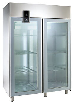 Zanussi Frysskåp NPT(digital display) 2-glasdörrar 1430 liter. -20/-15°C. AISI 304 NPT142GF