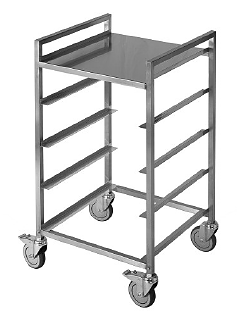 Korgvagn 5 korgar 50x50 cm Hallins