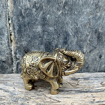 Elefant Mässing 