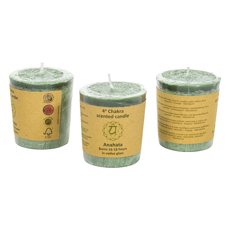 Doftljus - Chakra 4 - Grön - 2