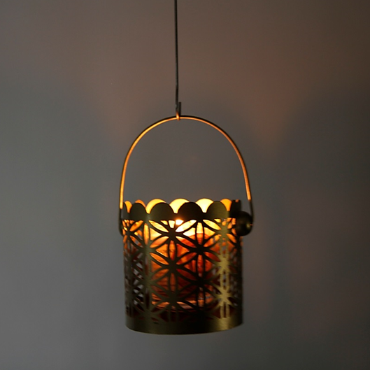 Ljushållare metall "Flower of Life" - Låg - 3