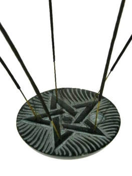 Rökelsehållare Sten - Pentagram - 2