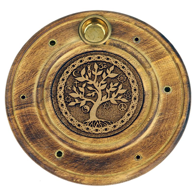 Rökelsehållare Trä - Tree of life