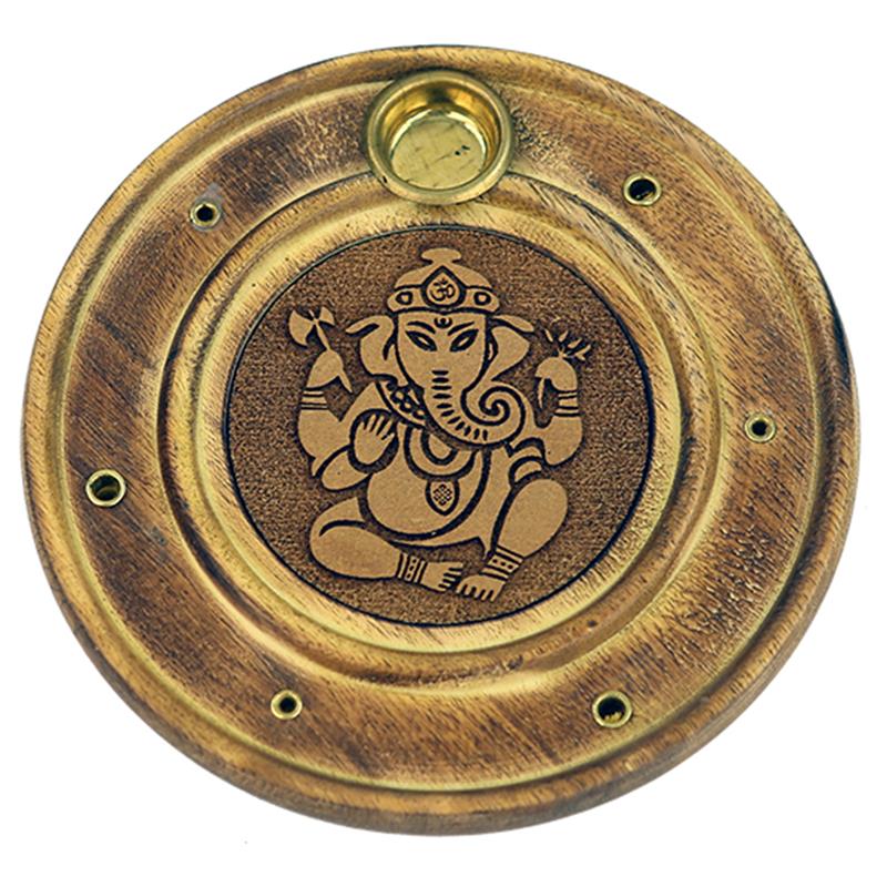 Rökelsehållare Trä - Ganesha