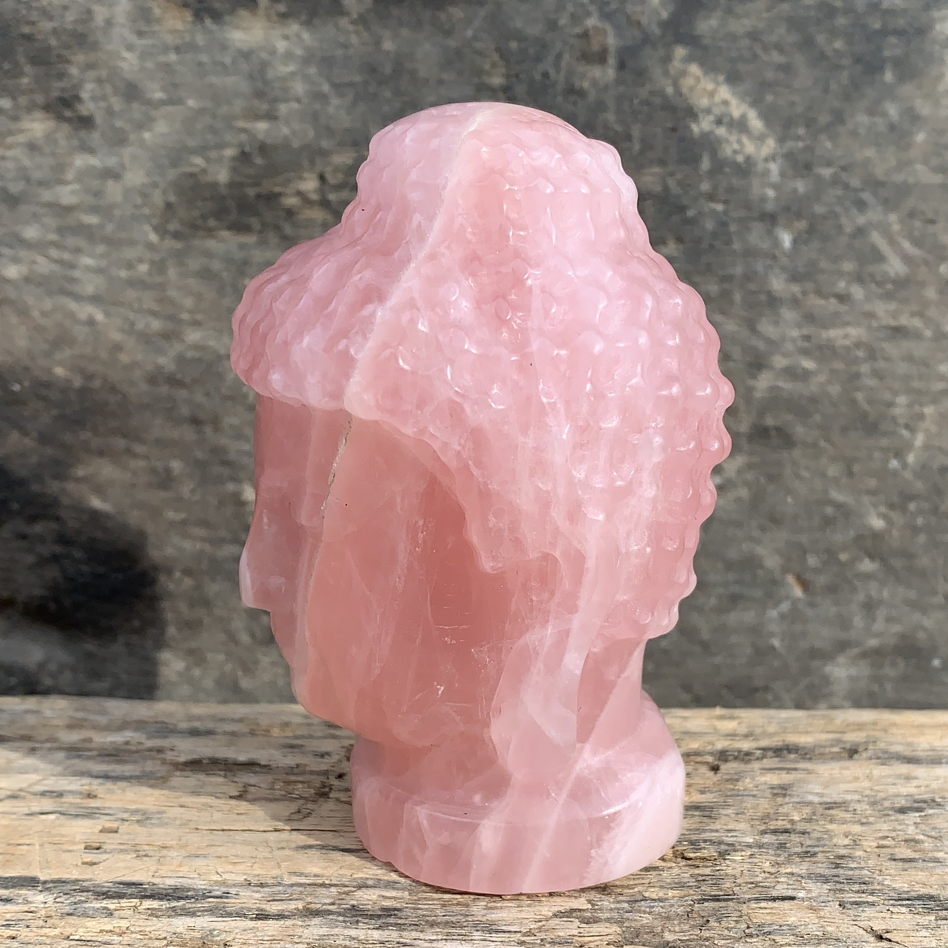 Buddha Rosenkvarts  - 2