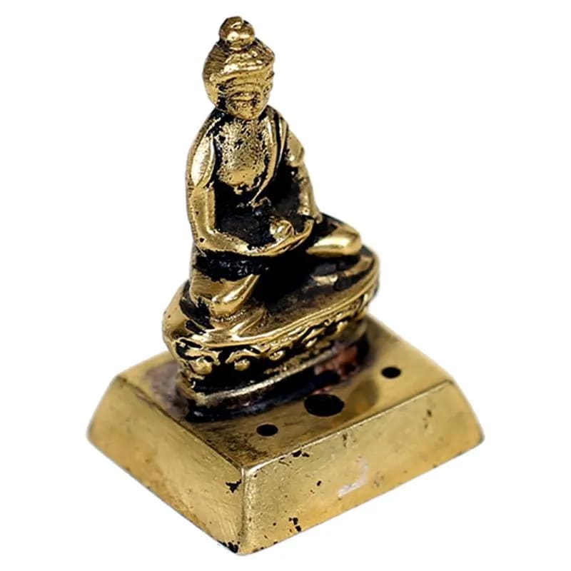 Rökelsehållare Buddha i Mässing - Liten