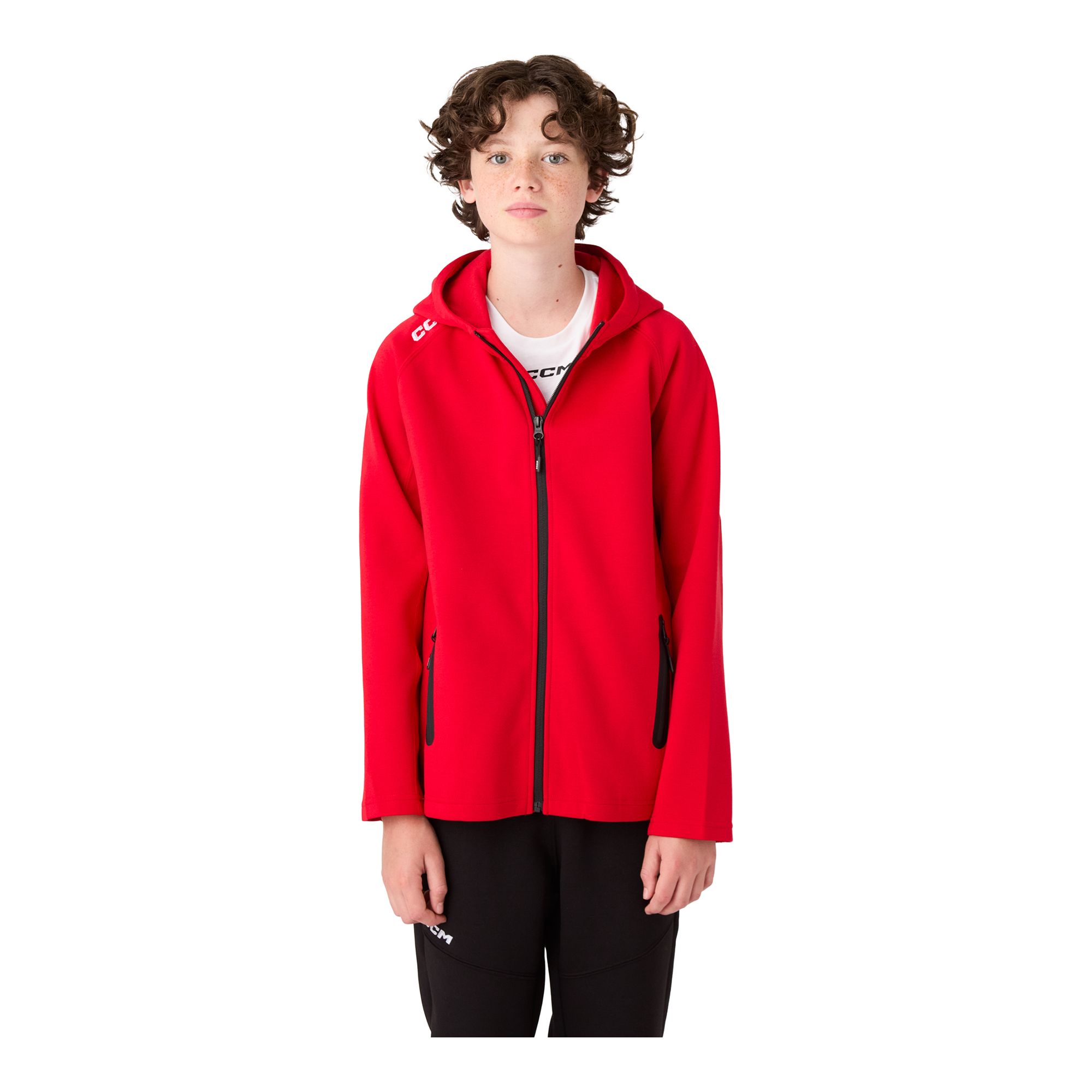CCM Team Locker Room Full Zip Hood Jr  - 6