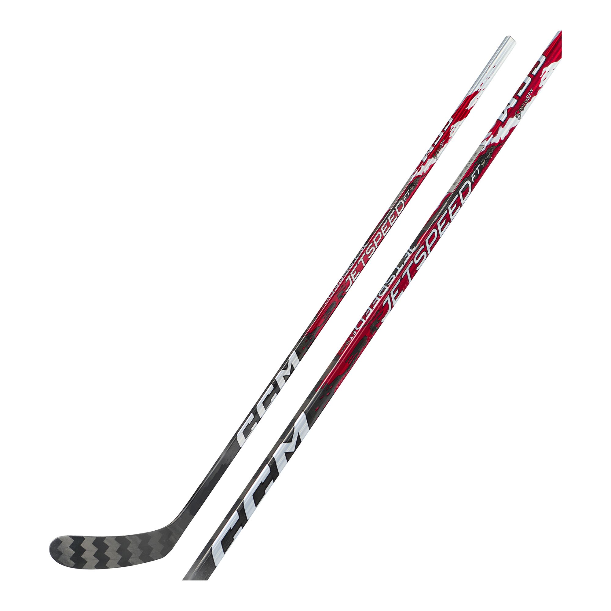CCM Hockey Stick Jetspeed Ft9 Pro Red Jr Hockeyklubba - 7
