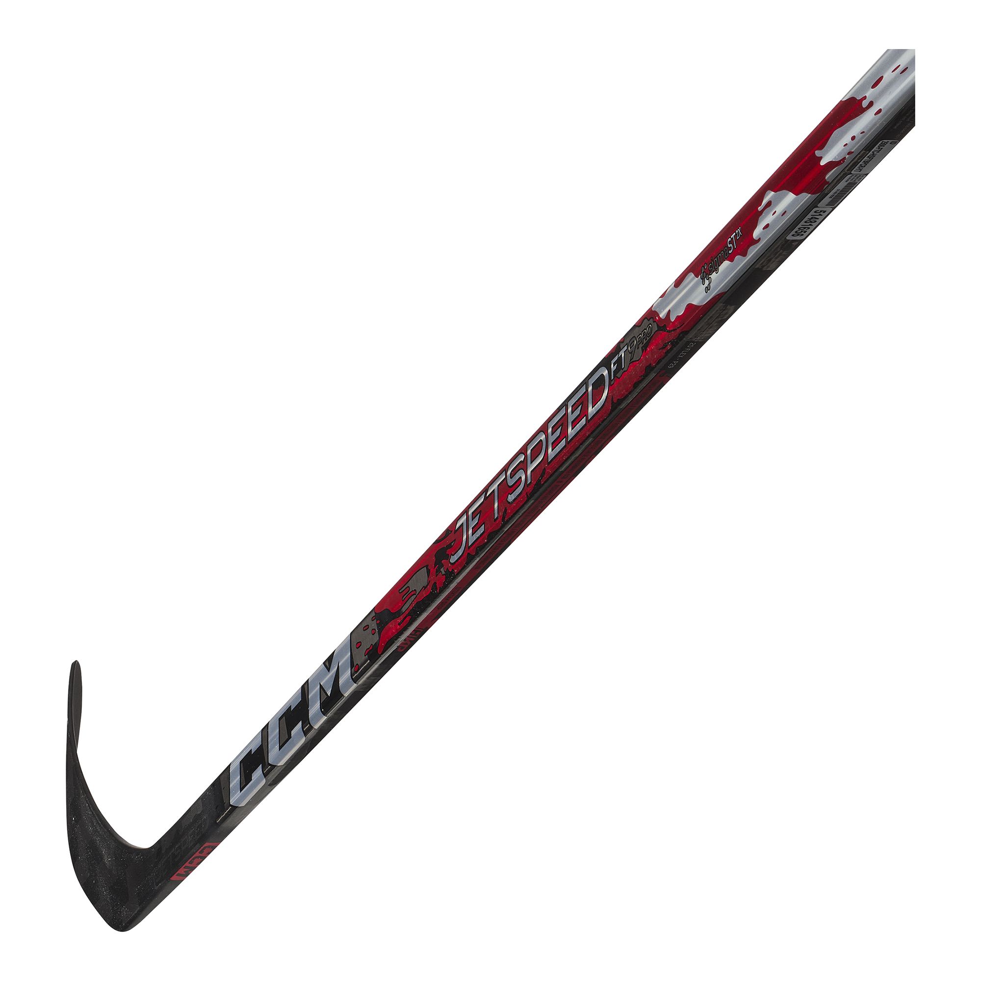 CCM Hockey Stick Jetspeed Ft9 Pro Red Yth Hockeyklubba - 3
