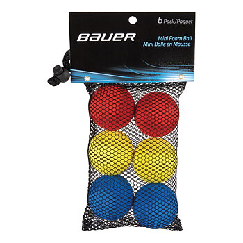 Bauer Mini Foam Ball 6-Pack