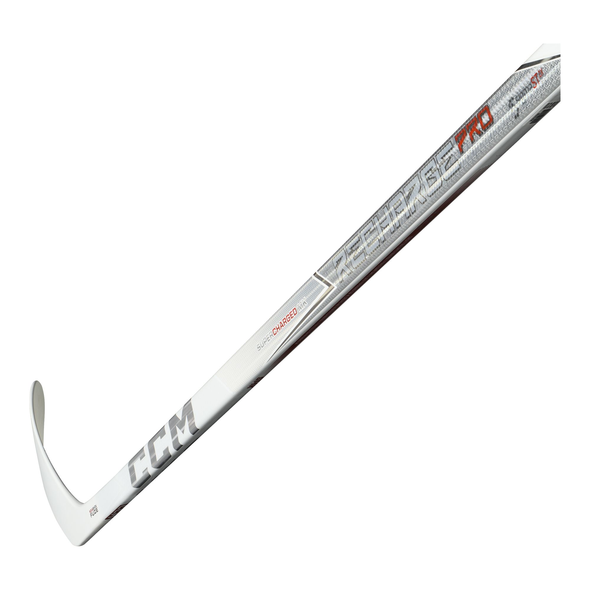 CCM Hockey Stick Tacks Recharge Pro White Sr Hockeyklubba - 2