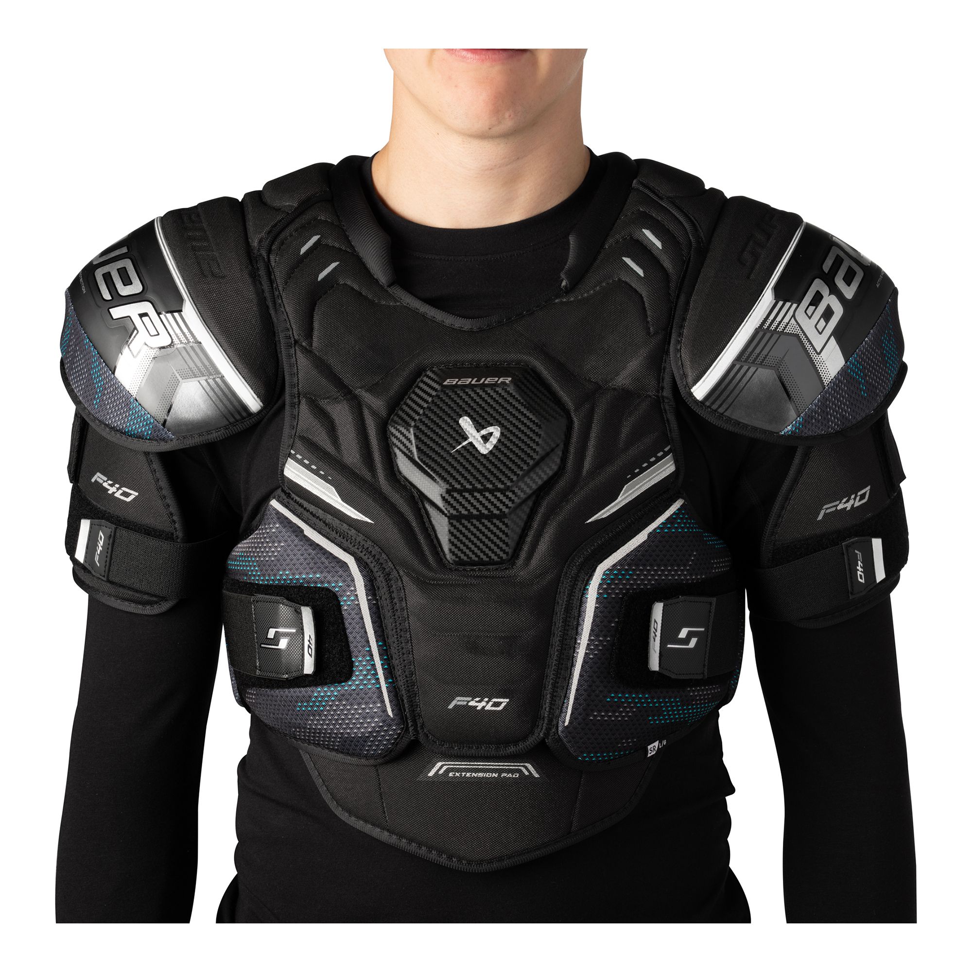 Bauer Supreme F40 Shoulder Pad Jr Axelskydd