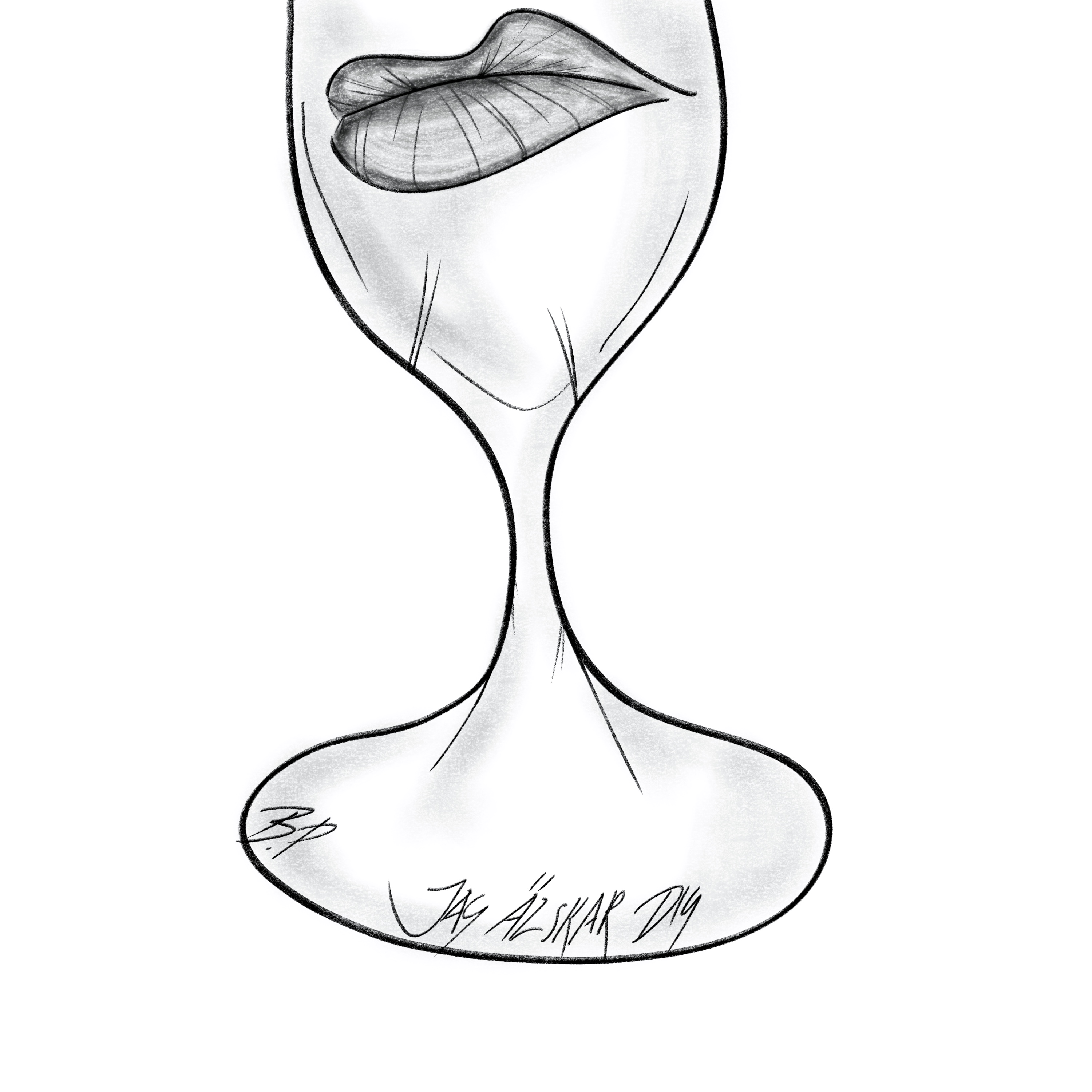 Gör ditt glas mer unikt – Lägg till en text! (Beställ glas separat)