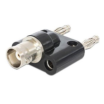 BNC hona till 2x4mm banankontakt ha