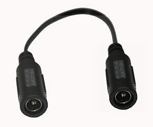 Adapter 5,5x2,1 hona till hona, 20cm