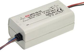 LED-drivdon 24V, Mean Well APV-16-24, 0.67 A 16W