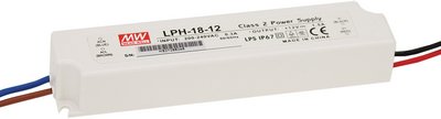 LED-drivdon 12V LPH-18-12, 1.5A 18W