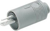 Kabelstiftdon Grå 2P, MP-134S, Skruvanslutning