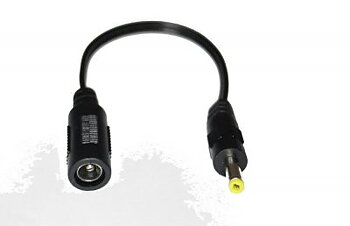 DC adapter 5,5x2,1 hona till 4.0x1.7 hane