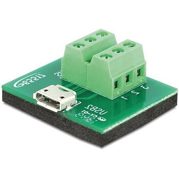 DeLOCK USB Typ Micro-B terminalblocksadapter, Typ Micro-B hon