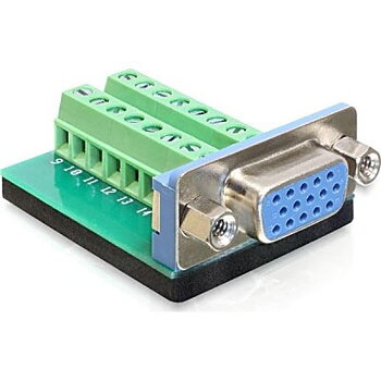 DeLOCK VGA terminalblockadapter, HD15 hona
