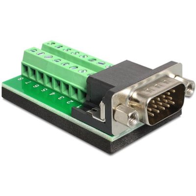 DeLOCK HD-15 terminalblockadapter, HD-15 hane