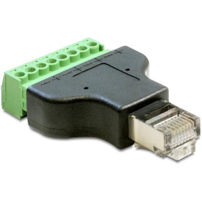 DeLOCK terminalblocksadapter, RJ45 hane, 8-pin