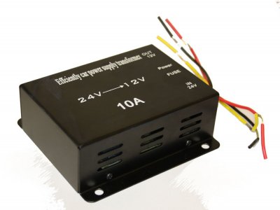 DC DC  omvandlare 24  12 Volt, 10A