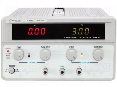 TWINTEX TP-3010 Nätaggregat; 0-30VDC 0-10A