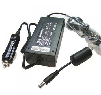 DC biladapter 12/24 Volt till 12V 5A, 5.5x2.1mm,