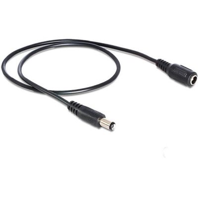 Förlängningskablage 5.5x2.5mm 0.5m, 14AWG, 10A