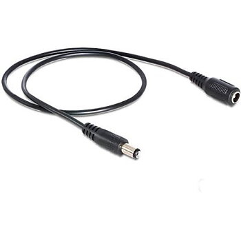 Förlängningskablage 5.5x2.5mm 0.5m, 14AWG, 10A