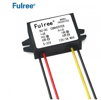 DC/DC omvandlare 6V (5...8V) till 12V 4A