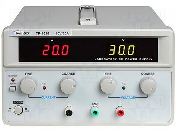 TWINTEX TP-3020 Nätaggregat; 0-30VDC 0-20A