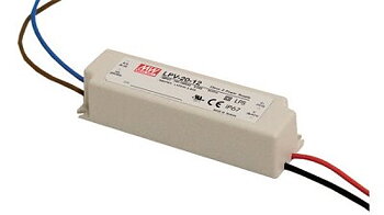 AC adapter 36V Mean Well LPV-100-36 2.8A Vattentät IP67