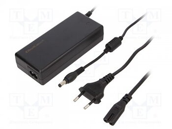 AC adapter 12V 7A 5,5x2,1 mm, C14