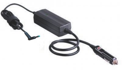 Biladapter för HP 19.5V 65W, blå tip 4.5x3.0mm