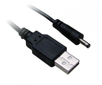 USB A till 3,5x1,35mm 1,5m