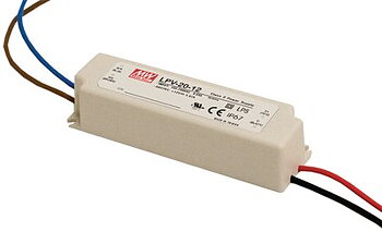 AC adapter 12V Mean Well LPV-35-12 3A IP67 Vattentät