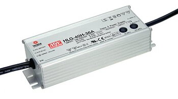 AC adapter 36V (33...40)  Mean Well HLG-40H-36A, 1.12A IP67