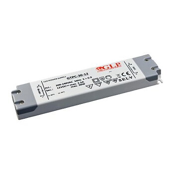 LED-drivdon 12VDC 2.5A, GLP GTPC-30-12