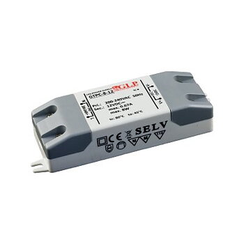 LED-drivdon 12VDC 0.67A, GLP GTPC-8-12