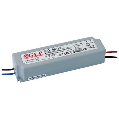 LED-drivdon 12V 5A, GPV-60-12, CV