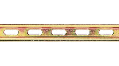 DIN-skena Hålat 250 x 35 x 7.5 mm