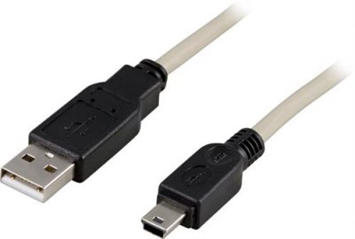 USB 2.0 kabel Typ A Hane - Typ Mini B Hane 3m