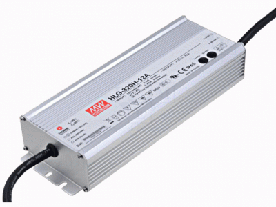 Nätaggregat 36V Mean Well HLG-320H-36A 8,9A Vattentät IP65